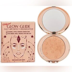 Charlotte Tilburry Glow Glide Face Architect Highlighter Powder Gilded Glow NIB